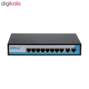 سوئیچ 8 پورت PoE اچ آر یو آی مدل HR901-AFG-82N