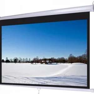 پرده نمایش دستی پروژکتور اسکوپ پارچه عالی سایز 180×180