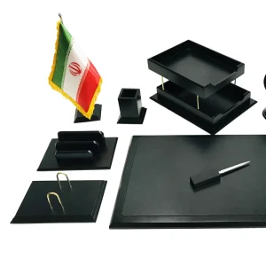 ست لوازم اداری رومیزی مدل MN-8 مجموعه 11 عددی