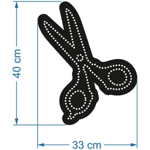 تابلو ال ای دی آیاز طرح قیچی کد 202W
