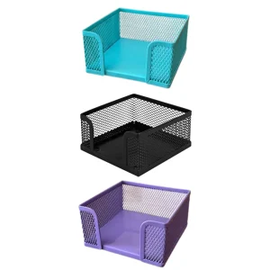 جای کاغذ یادداشت مدل فلزی رومیزی بسته 24 عددی