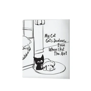 کلر بوک 80 برگ پاپکو مدل قابدار طرح گربه کد 48025