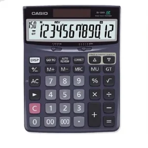 ماشین حساب کاسیو مدل دی جی کد 120