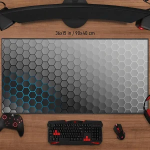 ماوس پد مخصوص بازی مدل HONEYCOMB سایز 40*90 سانتی متر