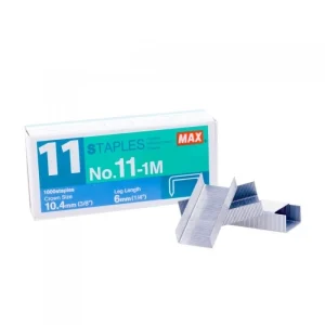 سوزن منگنه مکس کد HD11-1M سایز 11 بسته 10000 عددی