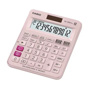ماشین حساب کاسیو مدل  MJ-120D PLUS BL/PK