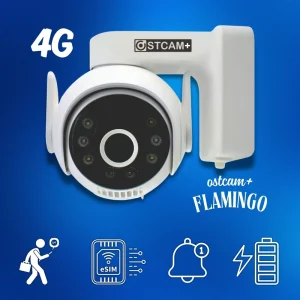 دوربین مداربسته سیمکارتی او اس تی كم پلاس مدل Flamingo