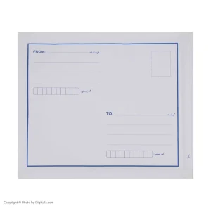 پاکت نامه پستی مدل نایلونی سایز A4 کد BLK1 بسته 100 عددی