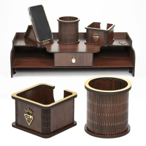 ست لوازم اداری رومیزی ساها دیزاین مدل SH-SW مجموعه 4 عددی