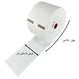 کاغذ پرینتر حرارتی پایتخت رول مدل NCR 240 بسته 12عددی
