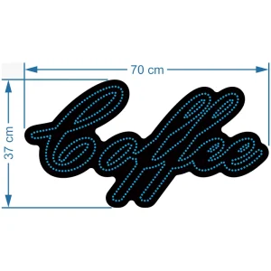 تابلو ال ای دی آیاز مدل کافی کد B585