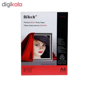 کاغذ عکس مات بای تک مدل Silky سایز A4 بسته 20 عددی