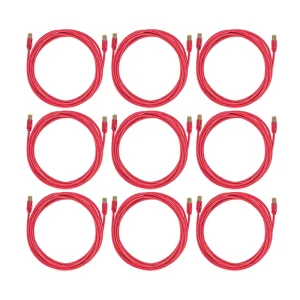 پچ کورد CAT6 سامسوم کد L-02 طول 3 متر بسته 9 عددی