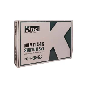 سوئیچ  8 پورت HDMI کی نت مدل K-SWHD2008 بسته دو عددی