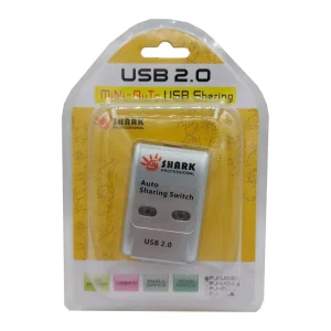 هاب سوئیچ دو پورت USB شارک مدل SHARING FJ-U025
