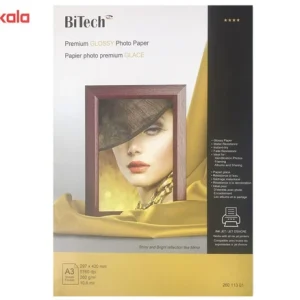 کاغذ عکس بای تک مدل Glossy سایز A3 بسته 20 عددی