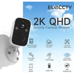 دوربین مداربسته تحت شبکه مدل Smart Battery T4 4G 4MP/2K
