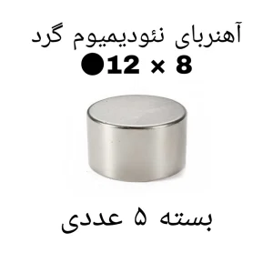 آهن ربا مدل ND12-8 کد ۲۰۰۳ بسته ۵ عددی