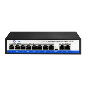 سوئیچ شبکه 8 پورت کیوپلاس مدل PL-P8002