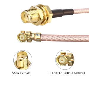کابل پیگتیل SMA-Female به u.fl-Female مدل 2000843