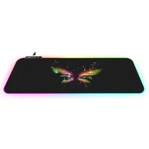 ماوس پد مخصوص بازی مدل GMS-WT-5 RGB طرح پروانه