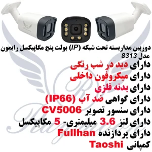 دوربین مداربسته تحت شبکه رایمون مدل RB-5MP-8313-IP