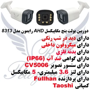 دوربین مداربسته آنالوگ رایمون مدل RB-5M-8313-AHD