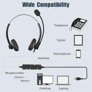 هدست تلفن مدل A26 USB