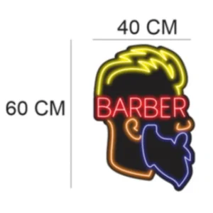 تابلو ال ای دی نئون فلکسی مدل BARBER کد 01