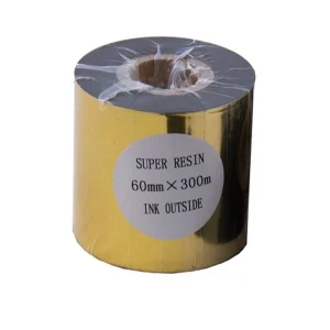 ریبون رزین مدل  Resin 60mm x 300m بسته 12 عددی