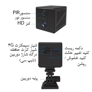 دوربین مداربسته تحت شبکه مدل MG3