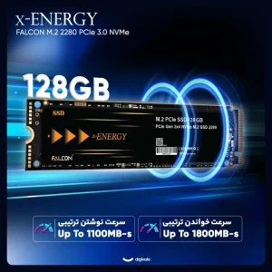 اس اس دی اینترنال PCIe Gen3 x4 ایکس انرژی مدل FALCON ظرفیت 128 گیگابایت