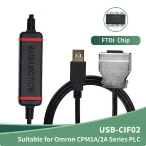 کابل پروگرام آمساموشن مدل Omron PLC کد USB CIF02
