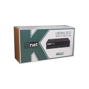 اسپلیتر ۸ پورت HDMI کی نت مدل K-SPHD2008 بسته دو عددی