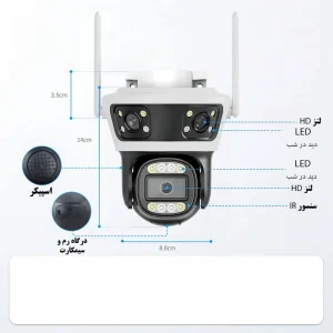 دوربین مداربسته تحت شبکه مدل QQ855A