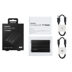 اس اس دی اکسترنال سامسونگ مدل T7 Shield ظرفیت 2 ترابایت رابط USB 3.2 Gen2