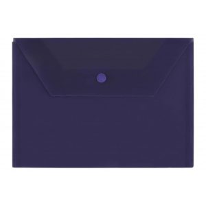 پوشه دکمه دار پاپکو کد B5-ClearM سایز A5 بسته 2 عددی