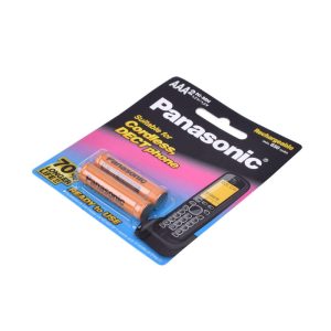 باتری نیم قلمی قابل شارژ پاناسونیک مدل BK-4LDAW/2BT بسته 2 عددی