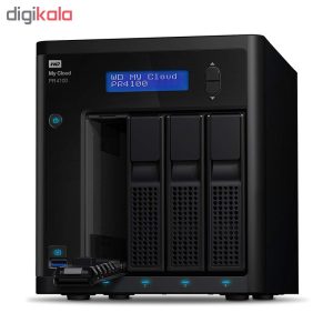 ذخیره ساز تحت شبکه وسترن دیجیتال مدل WD My Cloud PR4100 WDBNFA0080KBK 4-Bay