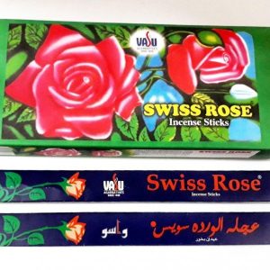 عود خوشبو کننده واسو مدل Swiss Rose بسته 3 عددی
