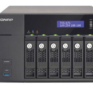 ذخیره ساز تحت شبکه کیونپ مدل TVS-671-i5-8G فاقد هارددیسک