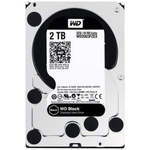 هارددیسک اینترنال وسترن دیجیتال مدل Black WD2003FZEX ظرفیت 2 ترابایت