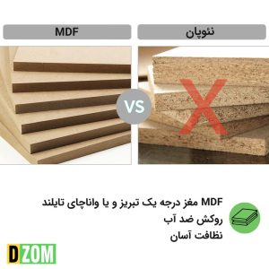 میز مدیریت دیزم مدل  مونتاژی TLD_asm_150×80_Tri  سایز 150×80