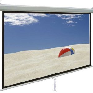 پرده نمایش دستی پروژکتور اسکوپ پارچه عالی سایز 250×250