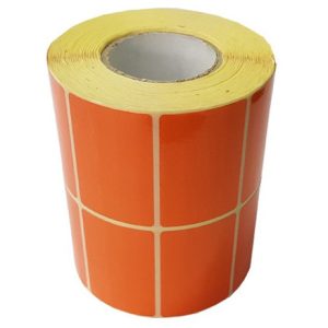 برچسب نارنجی پرینتر لیبل زن کد 006
