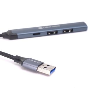 هاب ۴ پورت USB لایت ویو مدل LW-HUB-A104