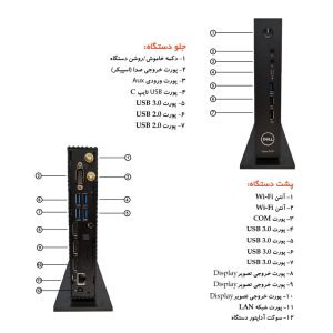 کامپیوتر کوچک دل مدل WYSE 5070 Celeron- E