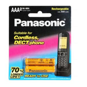 باتری نیم قلم شارژی AAA تلفن بی سیم مدل BK-4LDAW/2BT