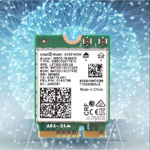 کارت وایرلس اینتل مدل Wi-Fi  AX201NGW