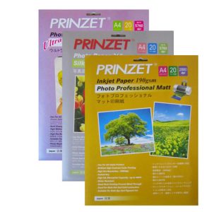 کاغذ عکس گلاسه فوق العاده براق پرینزت مدل Ultra Glossy 200GSM سایز A4 بسته 20 عددی